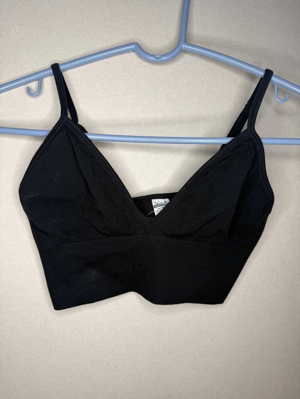 Alphalete Define Luxe V-Neck Sports Bra Size XS Black